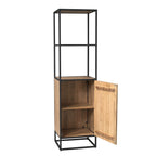 Boekenkast Dakota, 55 cm, 1 deur, licht mangohout