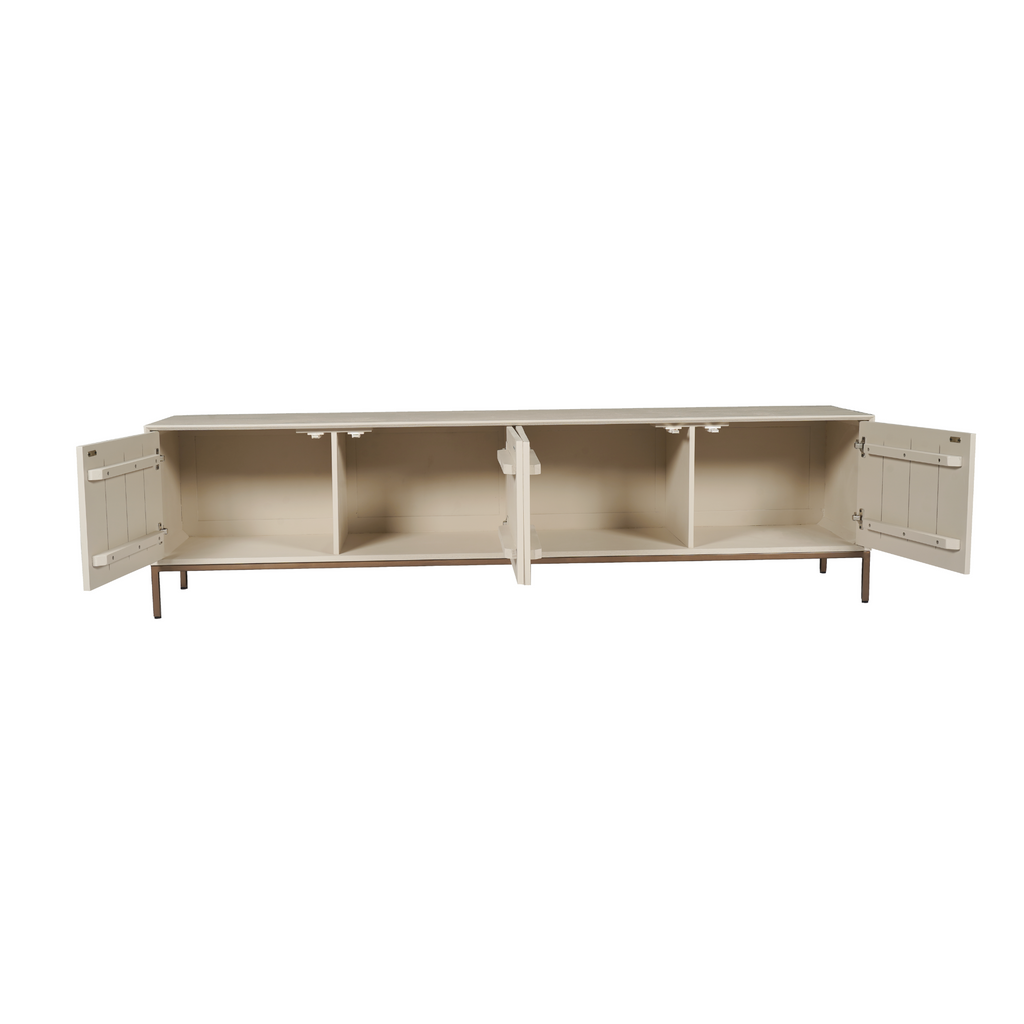 Tv-meubel Madison, 165 cm, zand mangohout
