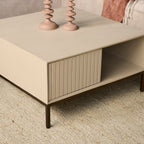 Salontafel Madison Sand | 80 cm | Vierkant