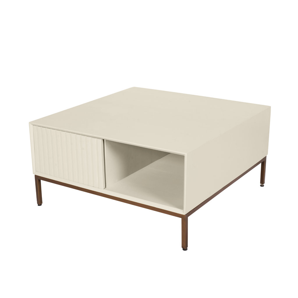 Salontafel Madison Sand | 80 cm | Vierkant
