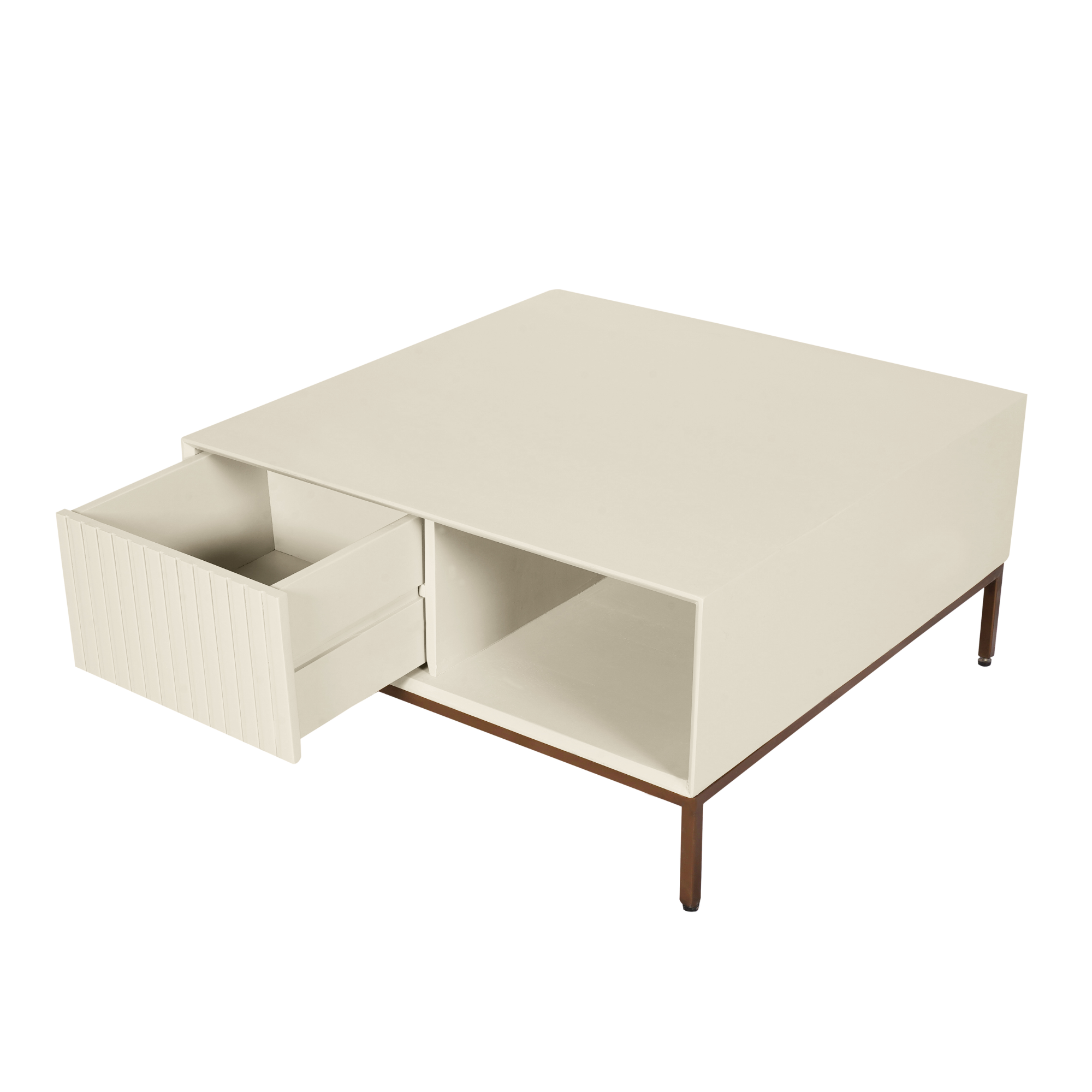 Salontafel Madison Sand | 80 cm | Vierkant