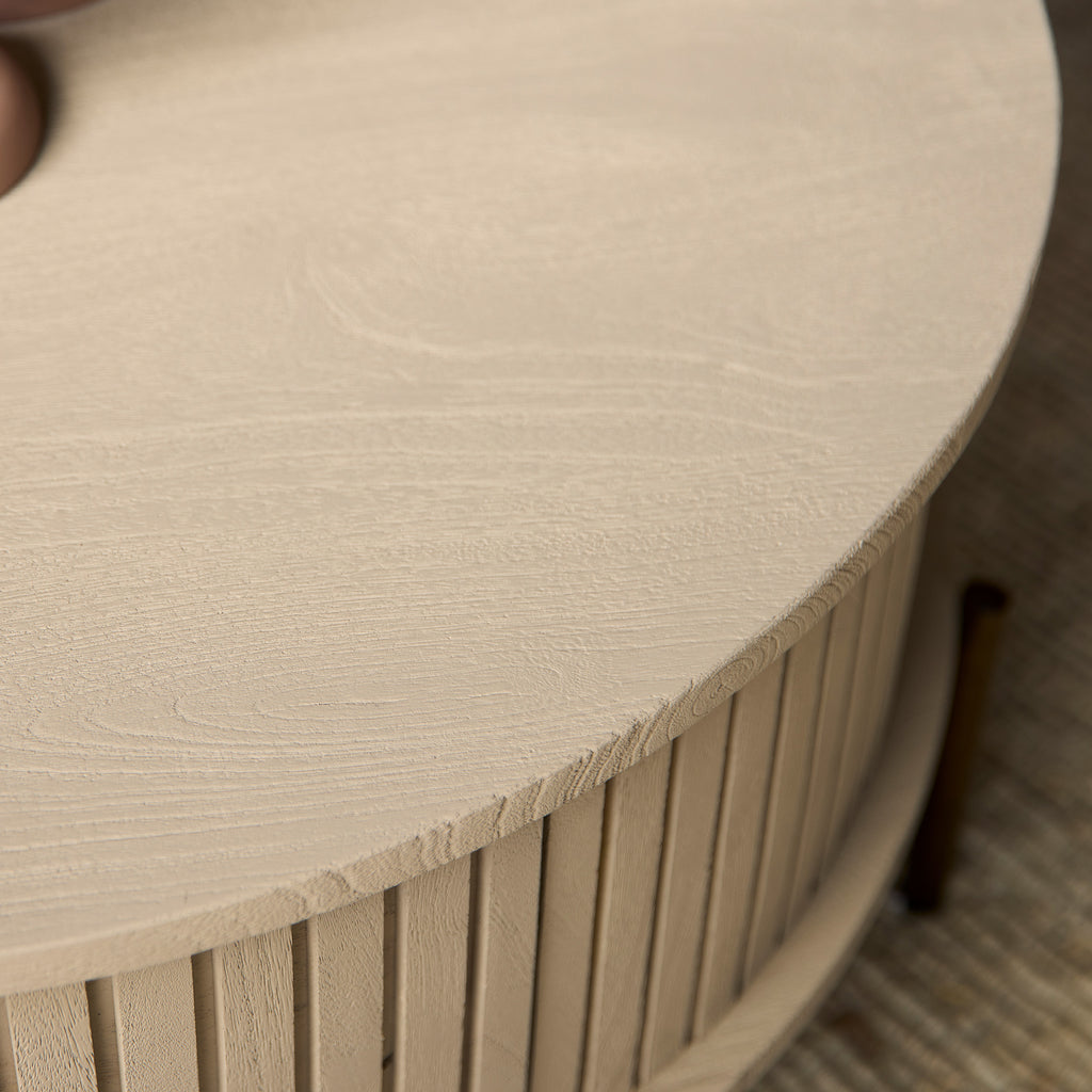 Salontafel Madison Sand | 80 cm | Rond