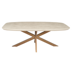 Eettafel Madison Sand | 160 cm | Deens Ovaal