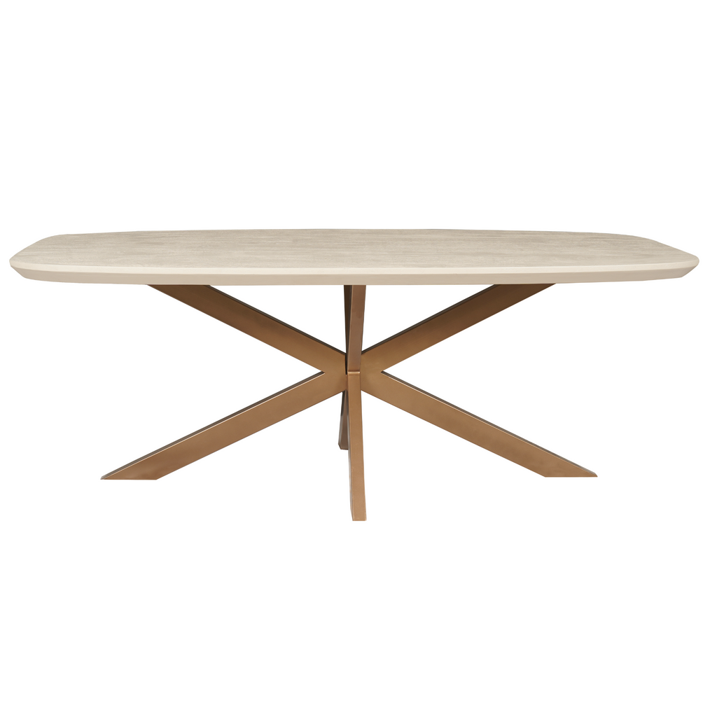 Eettafel Madison Sand | 160 cm | Deens Ovaal