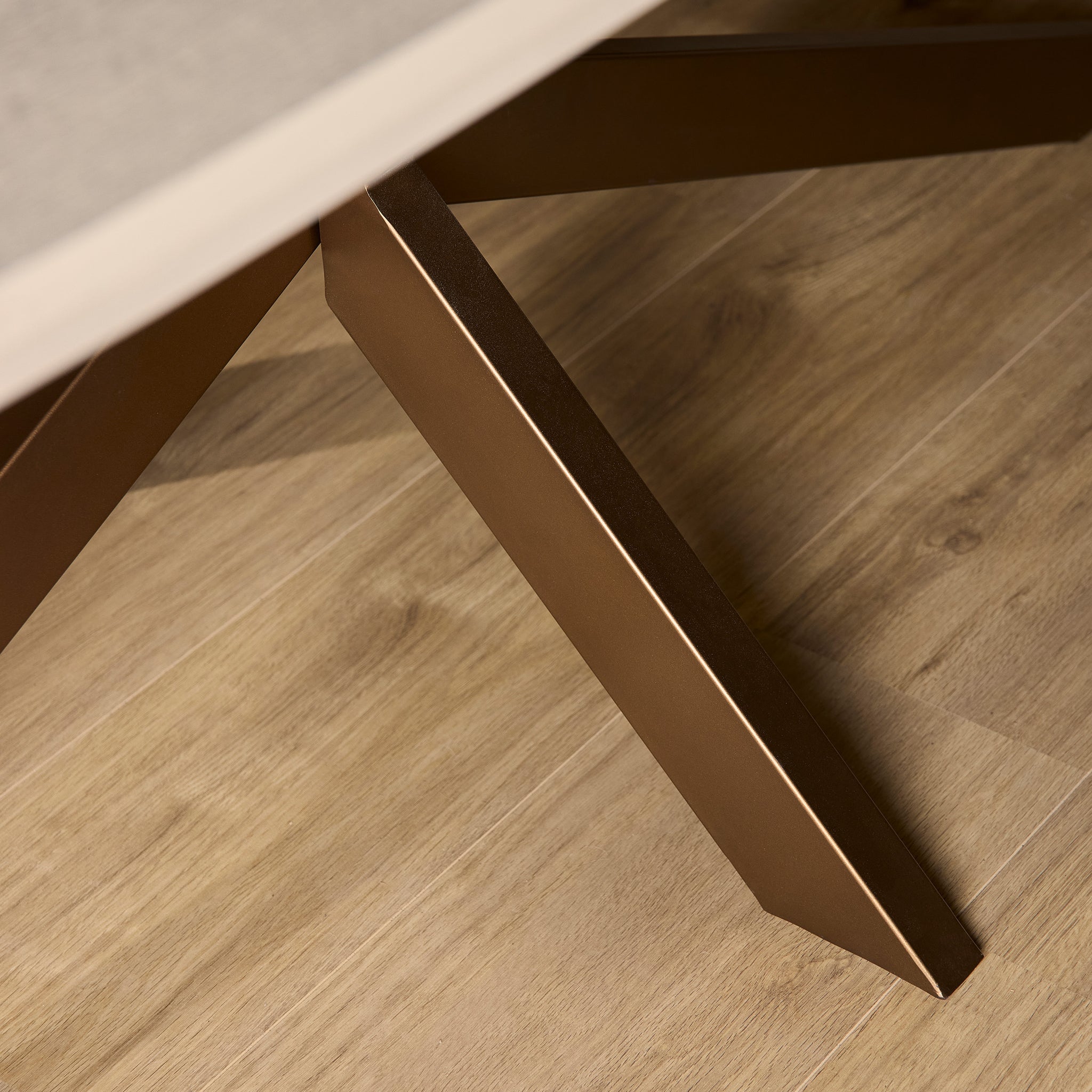 Deens ovale eettafel Madison Zand Mangohout 280x100 cm