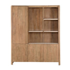 Vakkenkast XL Dallas Naturel Mangohout 160 cm