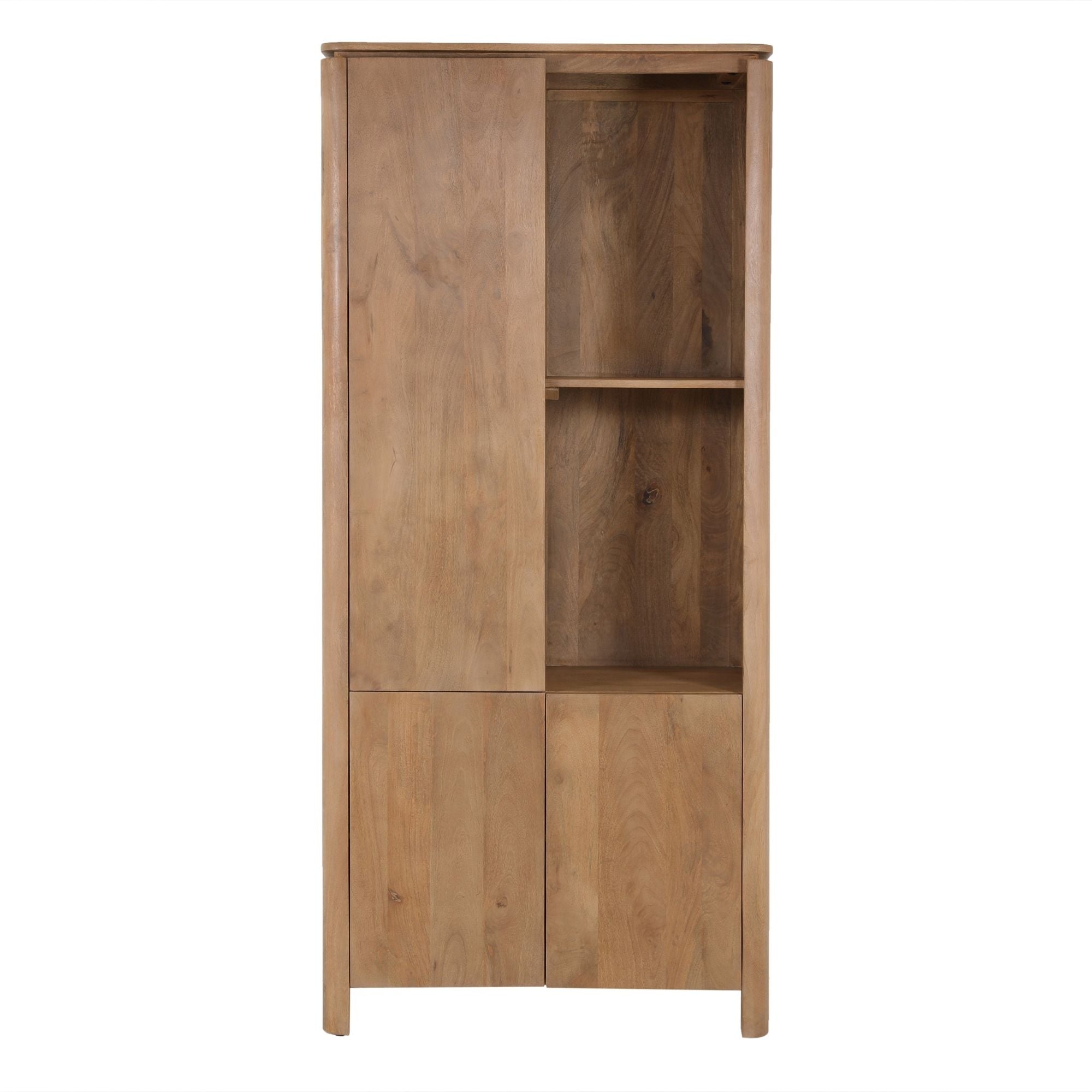 Vakkenkast Dallas Naturel Mangohout 90 cm