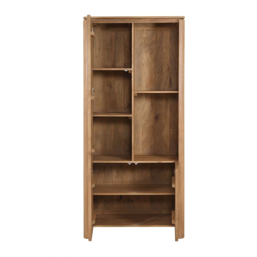 Vakkenkast Dallas Naturel Mangohout 90 cm