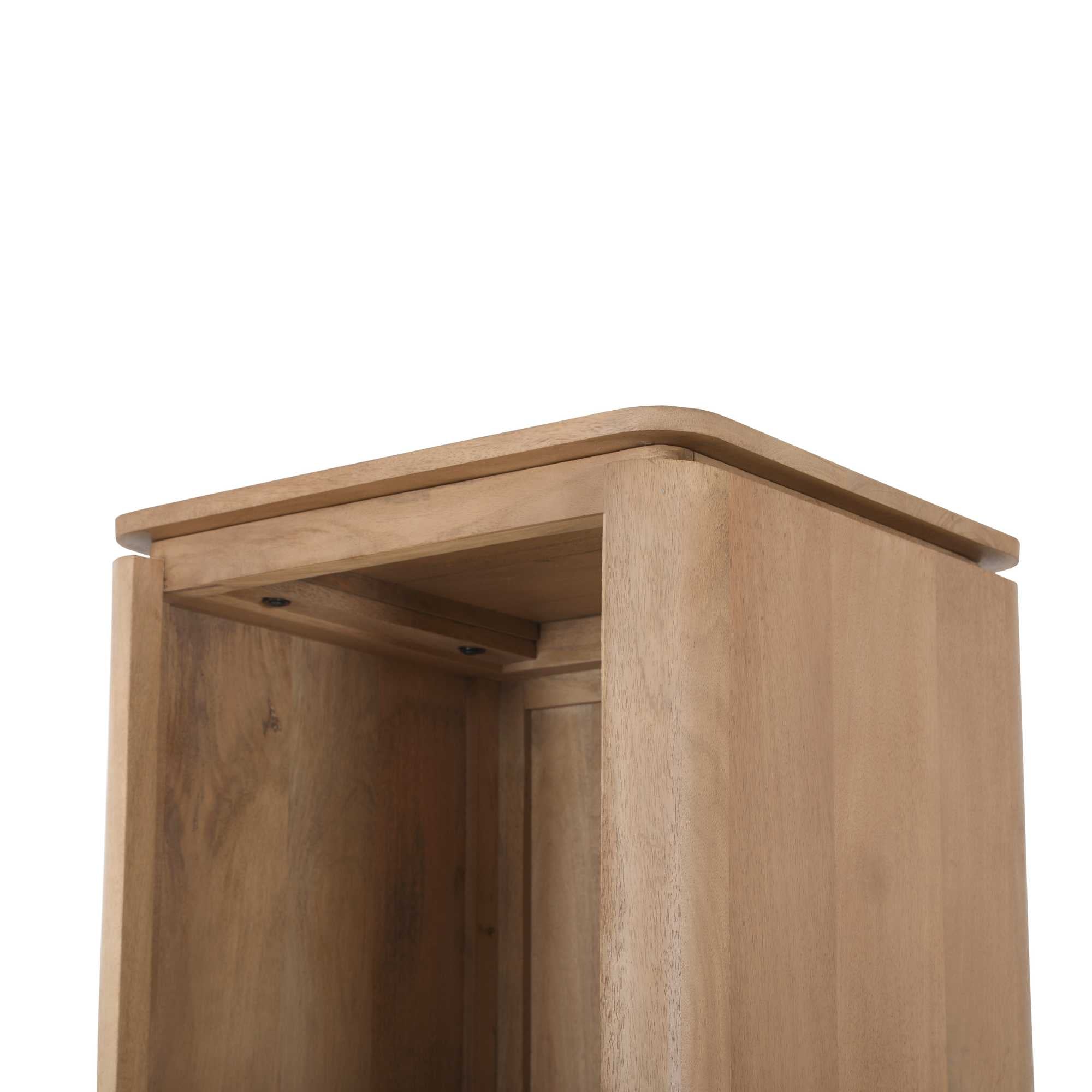 Boekenkast Dallas Naturel Mangohout 55 cm