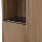 Boekenkast Dallas Naturel Mangohout 55 cm