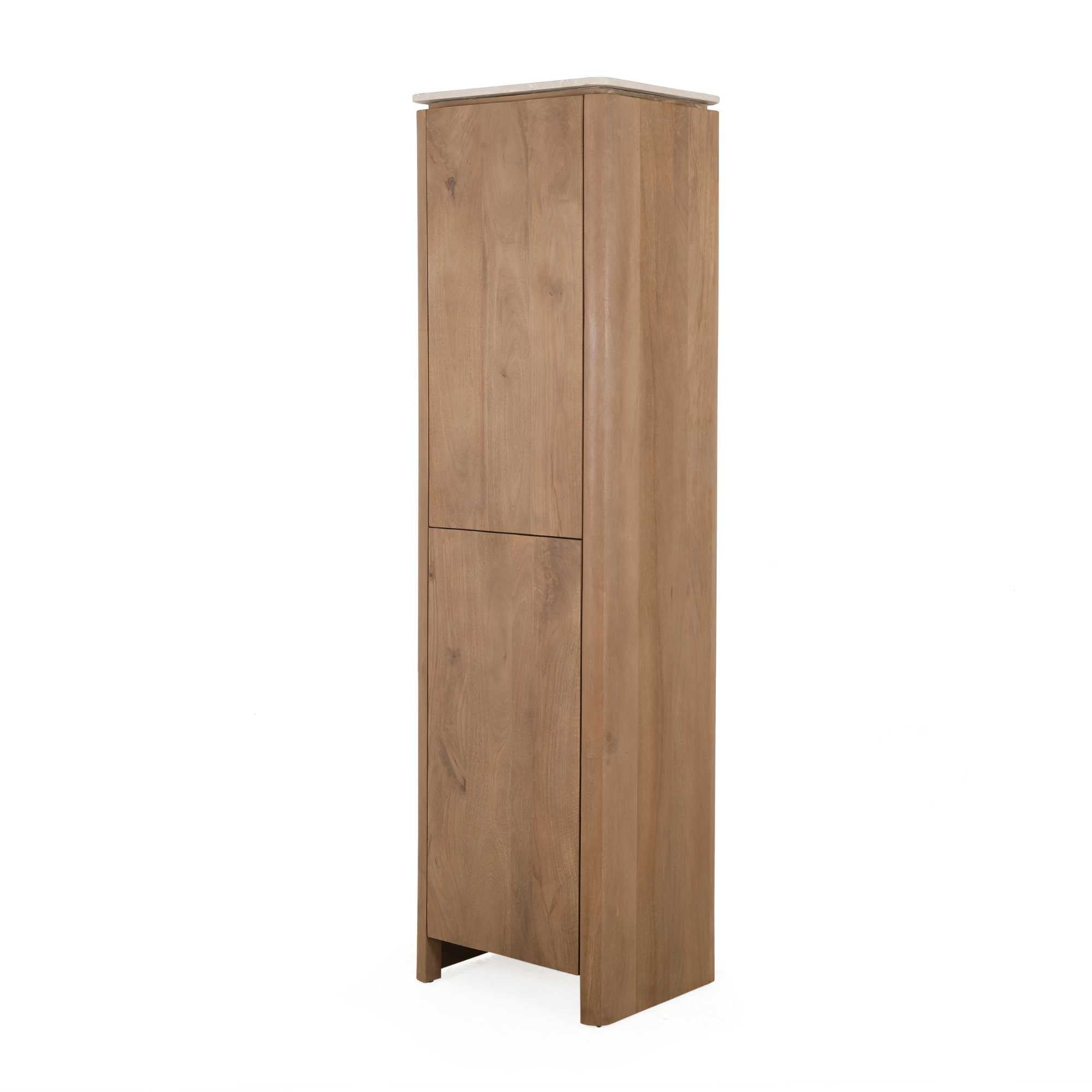 Kabinetkast Dallas Naturel Mangohout 55 cm
