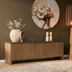 Tv meubel Dallas Naturel Mangohout 165 cm