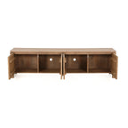 Tv meubel Dallas Naturel Mangohout 210 cm