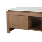 Vierkante Salontafel Dallas Naturel Mangohout 80 cm