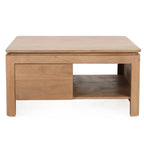 Vierkante Salontafel Dallas Naturel Mangohout 80 cm