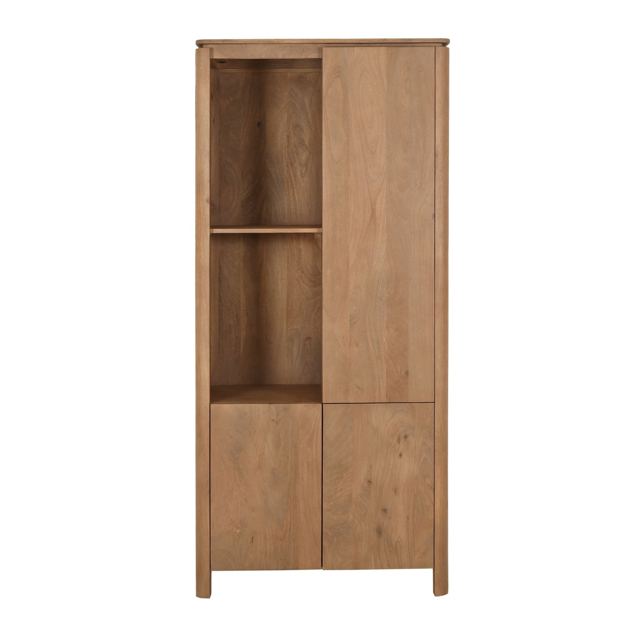 Vakkenkast Links Dallas Naturel Mangohout  90 cm