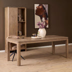Eettafel Dallas, 200 x 100 cm, naturel mangohout