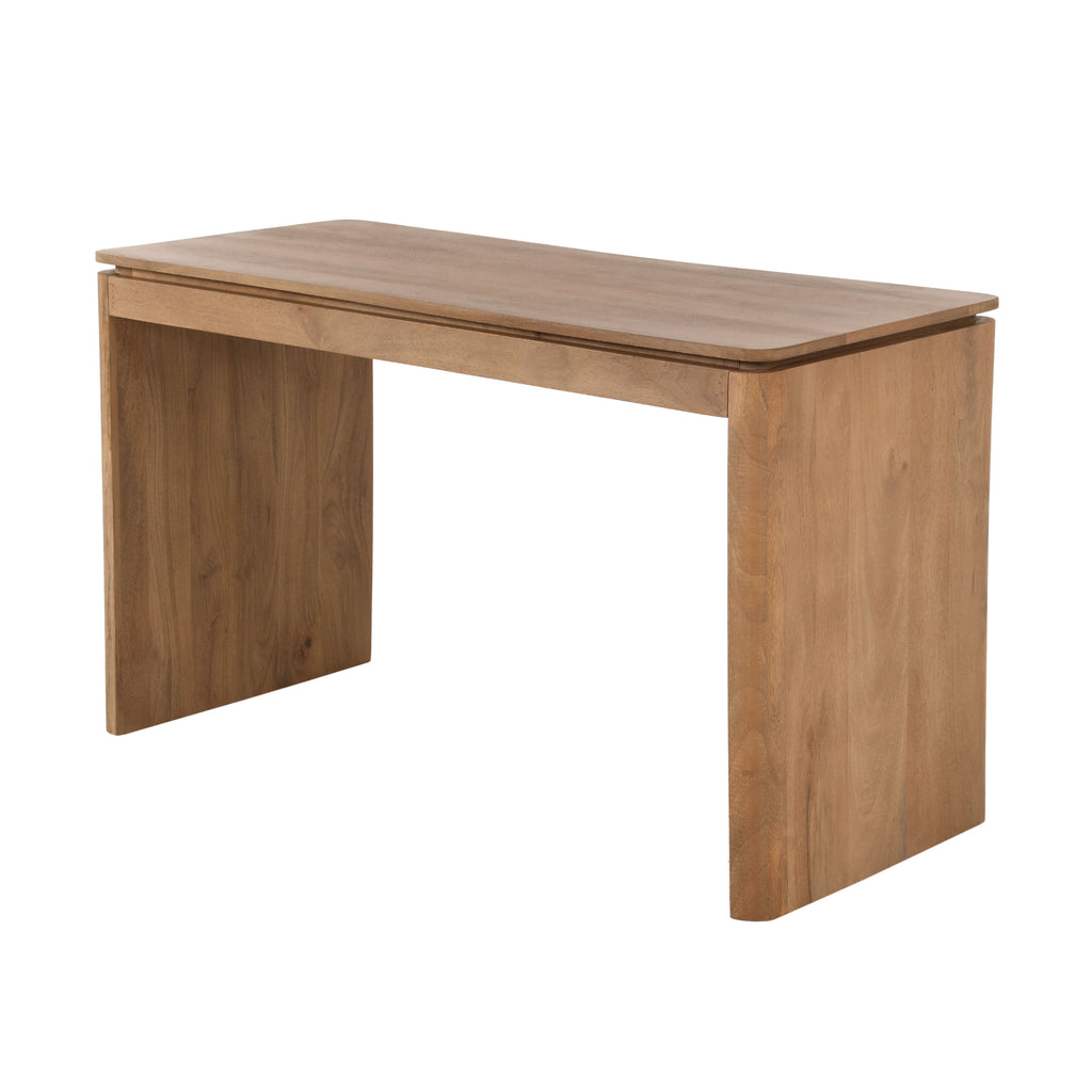 Bureau Dallas, 130 x 60 cm, naturel mangohout