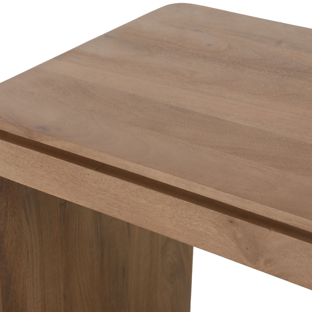 Bureau Dallas, 130 x 60 cm, naturel mangohout