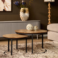 Salontafel Otik Natural Oak | 70 cm | set van 2