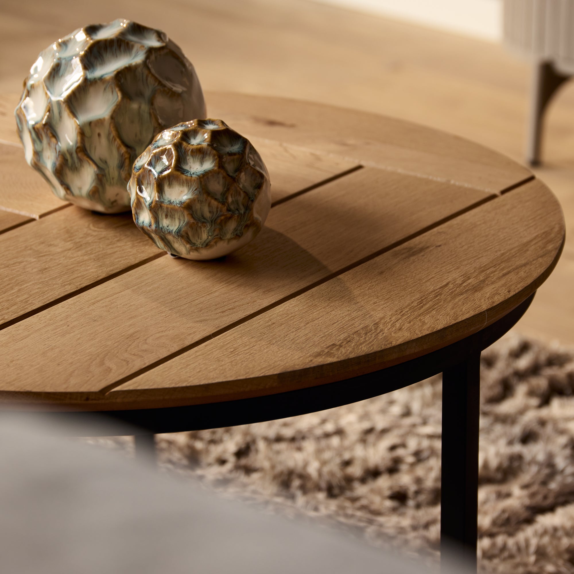 Salontafel Otik Natural Oak | 70 cm | set van 2