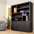 Vakkenkast Brussel Black XL | 160 cm