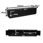 TV meubel Brussel Black | 200 cm