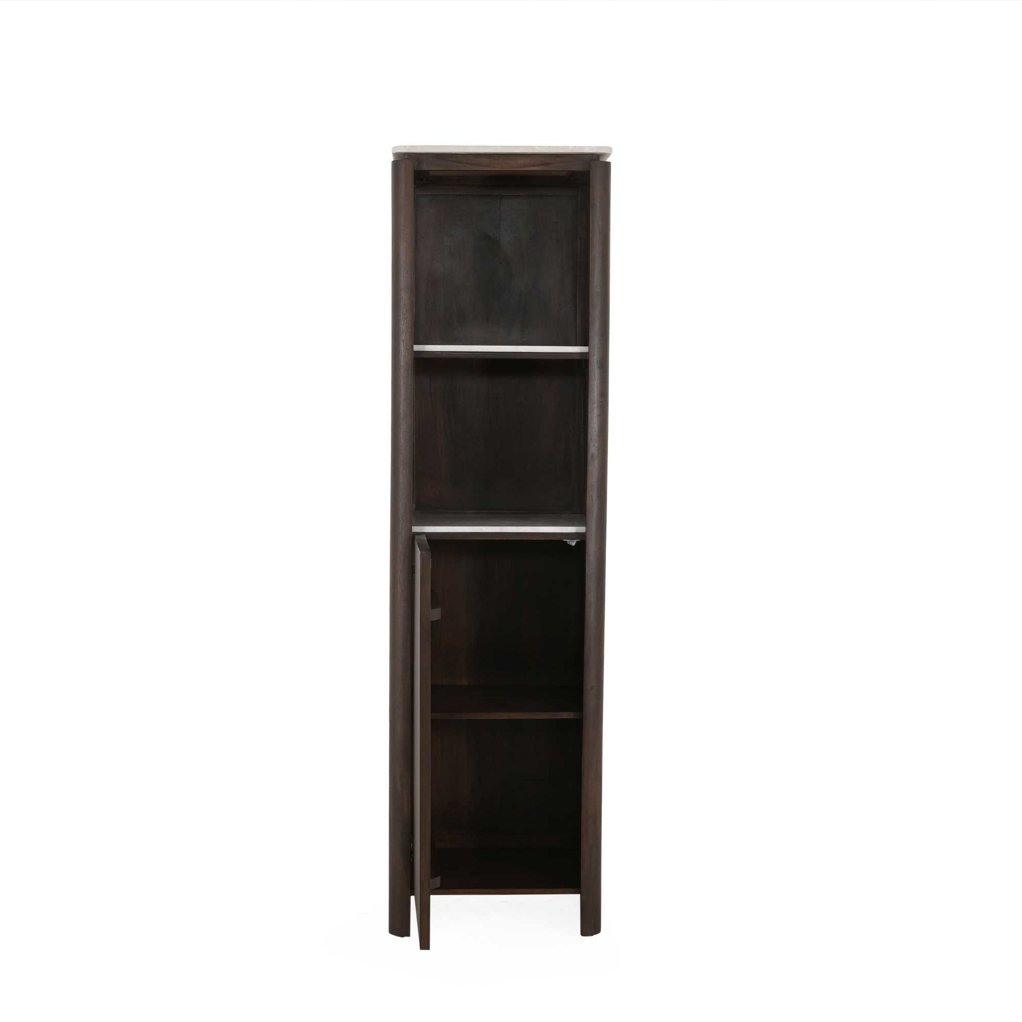 Boekenkast Dallas Bruin Mangohout 55 cm