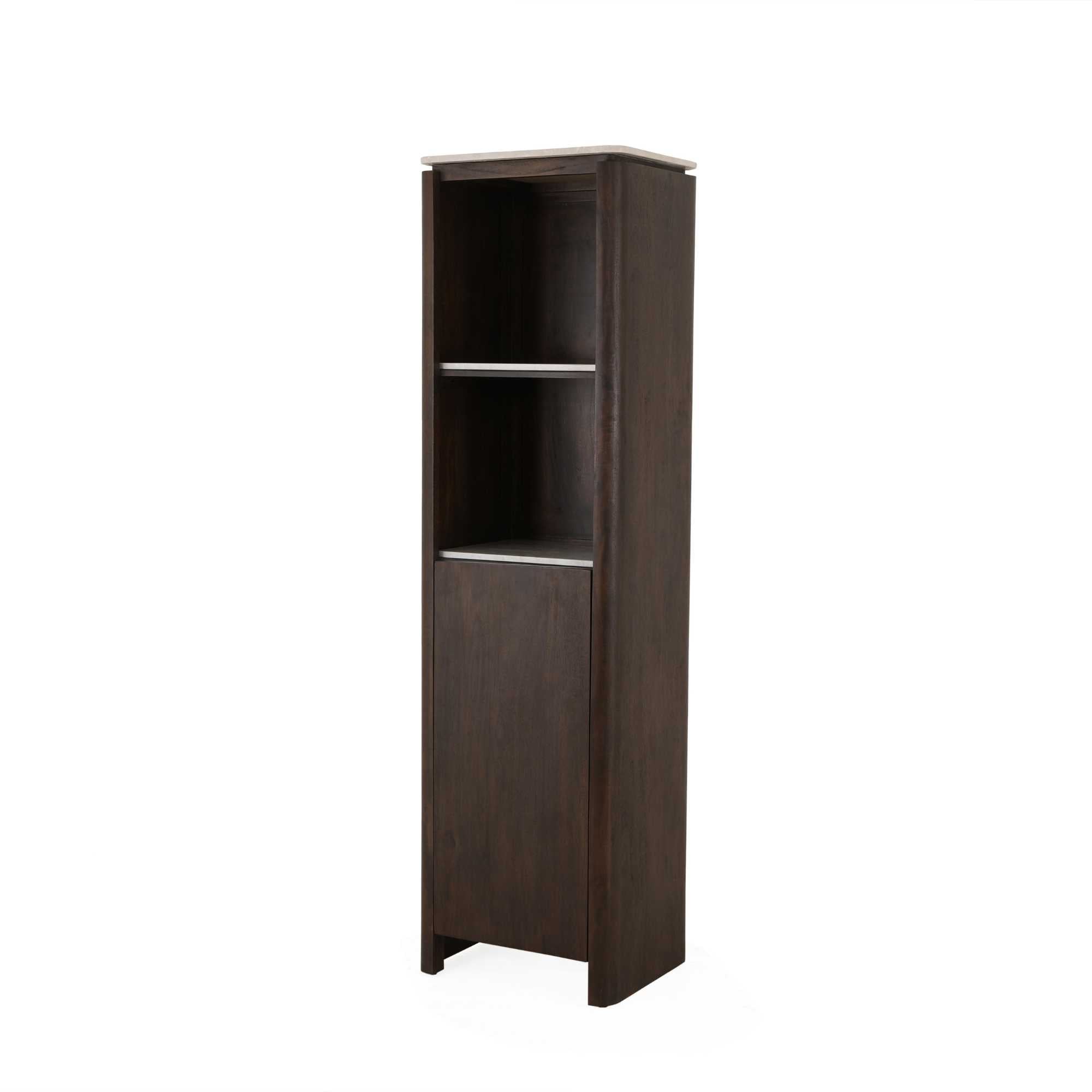 Boekenkast Dallas Bruin Mangohout 55 cm