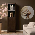 Boekenkast Dallas Bruin Mangohout 55 cm
