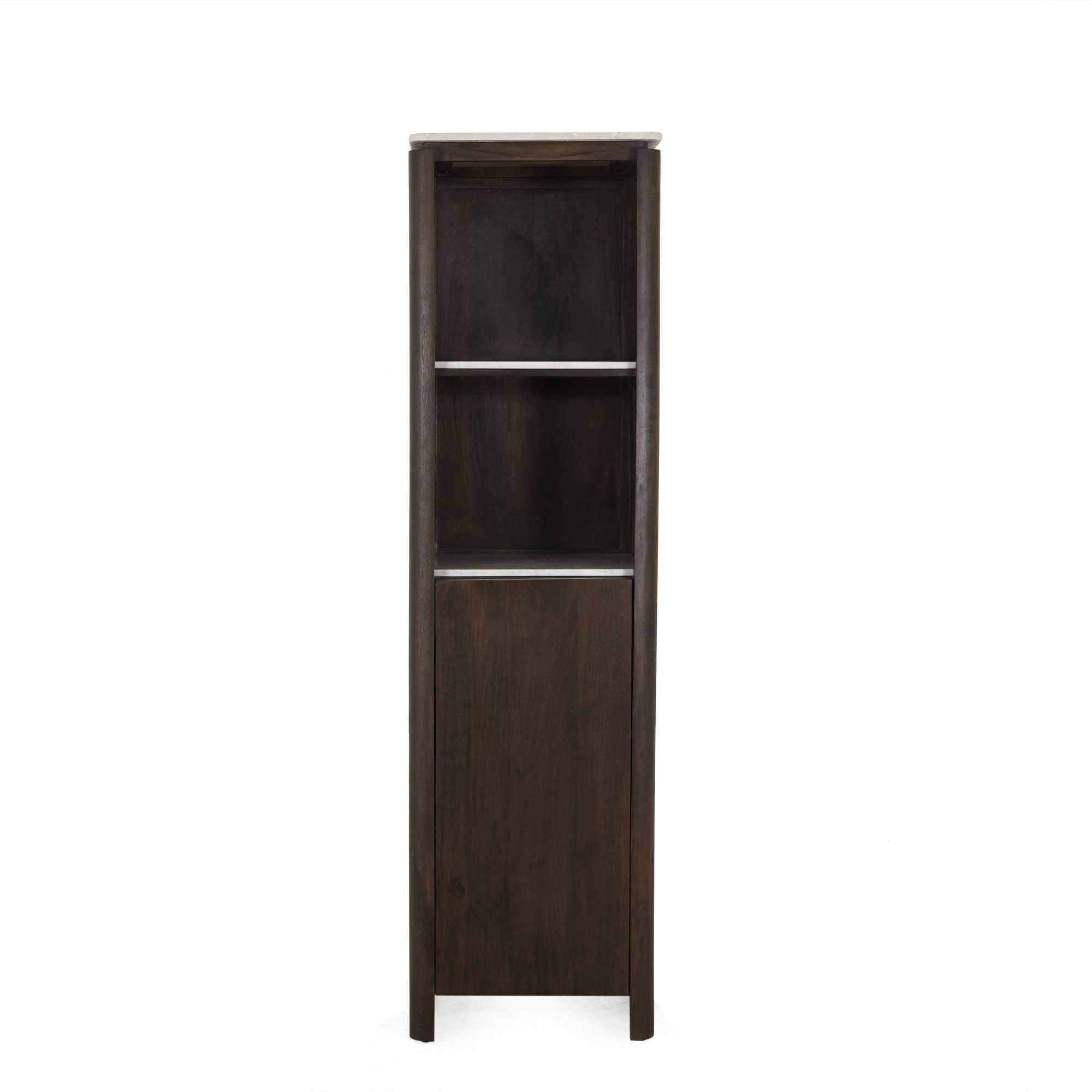 Boekenkast Dallas Bruin Mangohout 55 cm