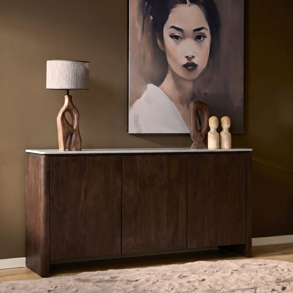 Dressoir Dallas Bruin Mangohout 165 cm