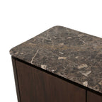 Tv meubel Dallas Bruin Mangohout 210 cm