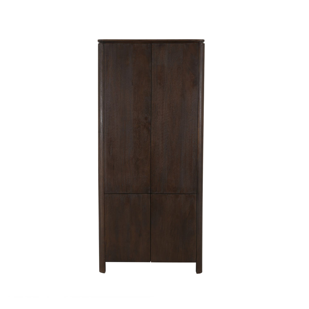 Kabinetkast Dallas, 90 x 45 x 200 cm, bruin mangohout