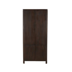 Kabinetkast Dallas, 90 x 45 x 200 cm, bruin mangohout