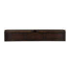 Zwevend tv meubel Dallas Bruin Mangohout 165 cm