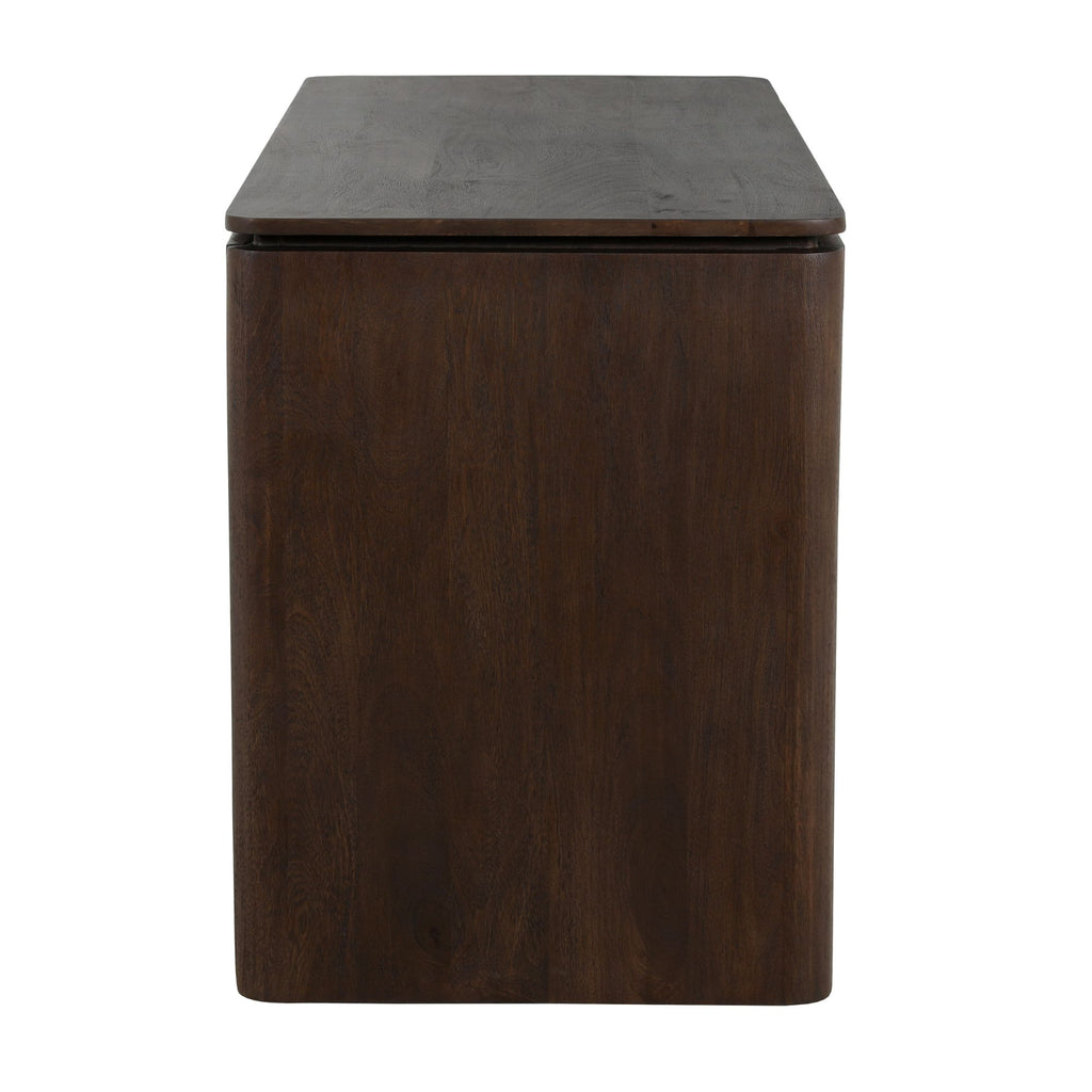 Bureau Dallas Bruin Mangohout 130 cm