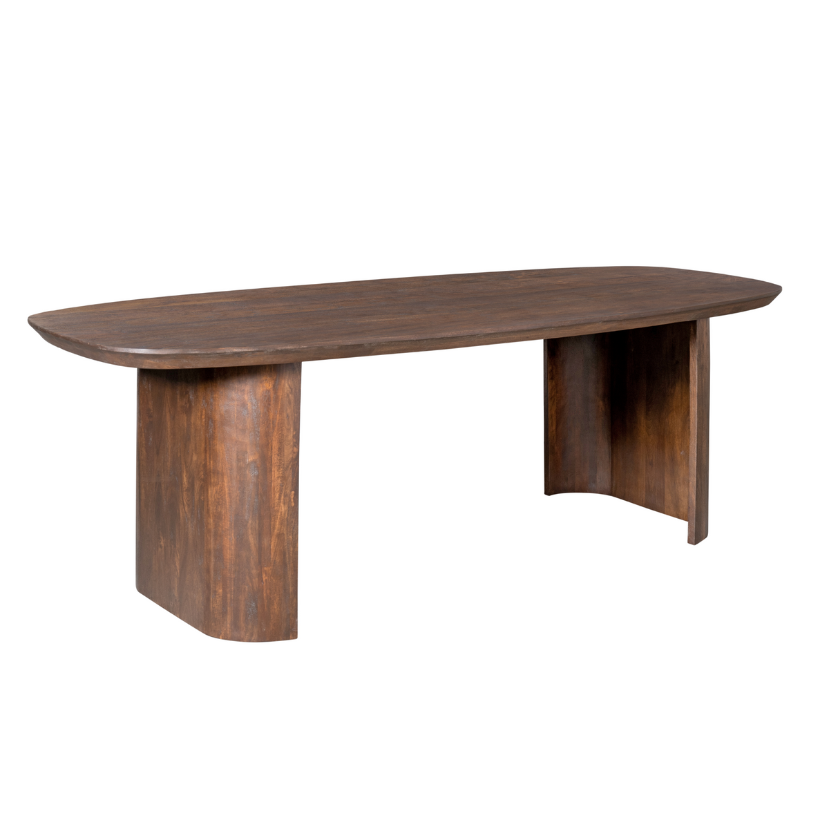 Eettafel Maré, 240 x 100 cm, bruin massief mangohout