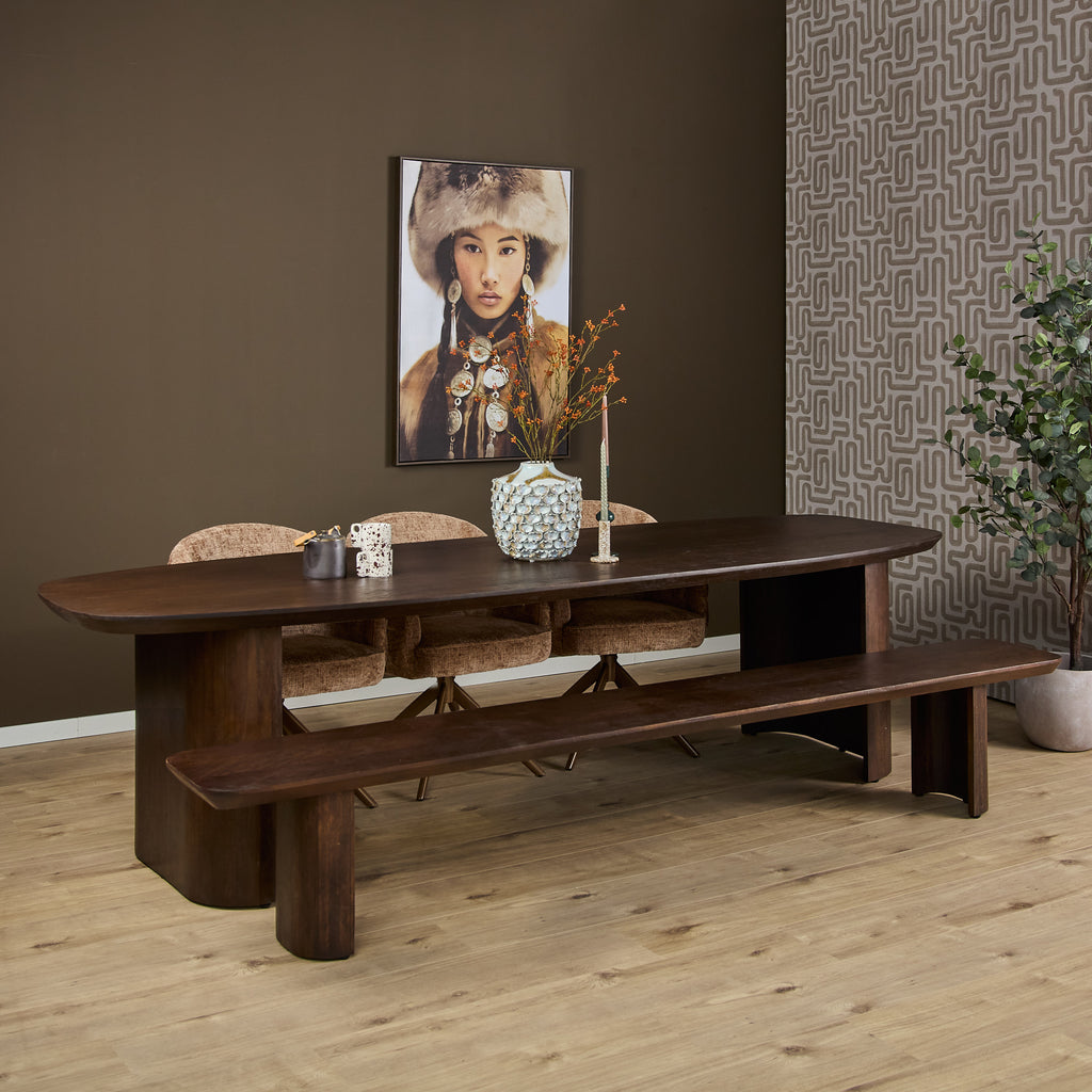 Eettafel Maré Brown | 300 cm