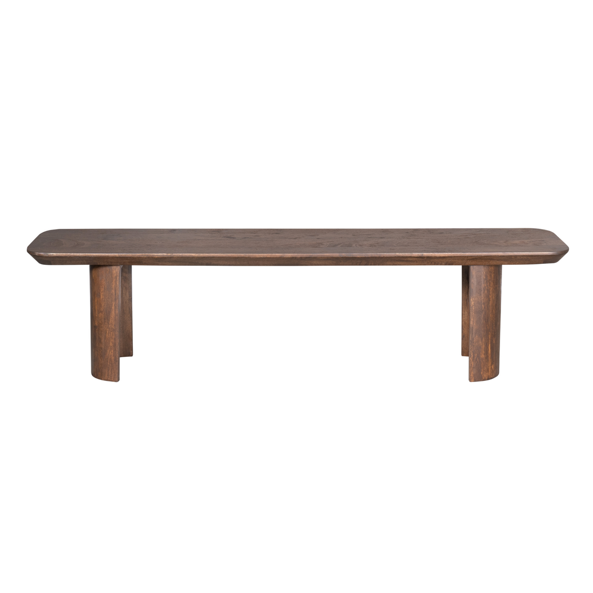Eetkamerbank Maré, 280 cm, bruin massief mangohout