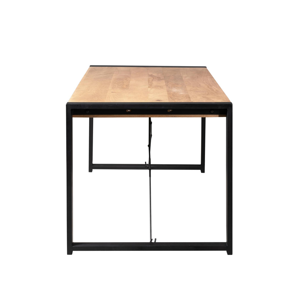 Eettafel Britt, 200 x 90 cm, naturel mangohout