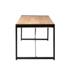 Eettafel Britt, 200 x 90 cm, naturel mangohout
