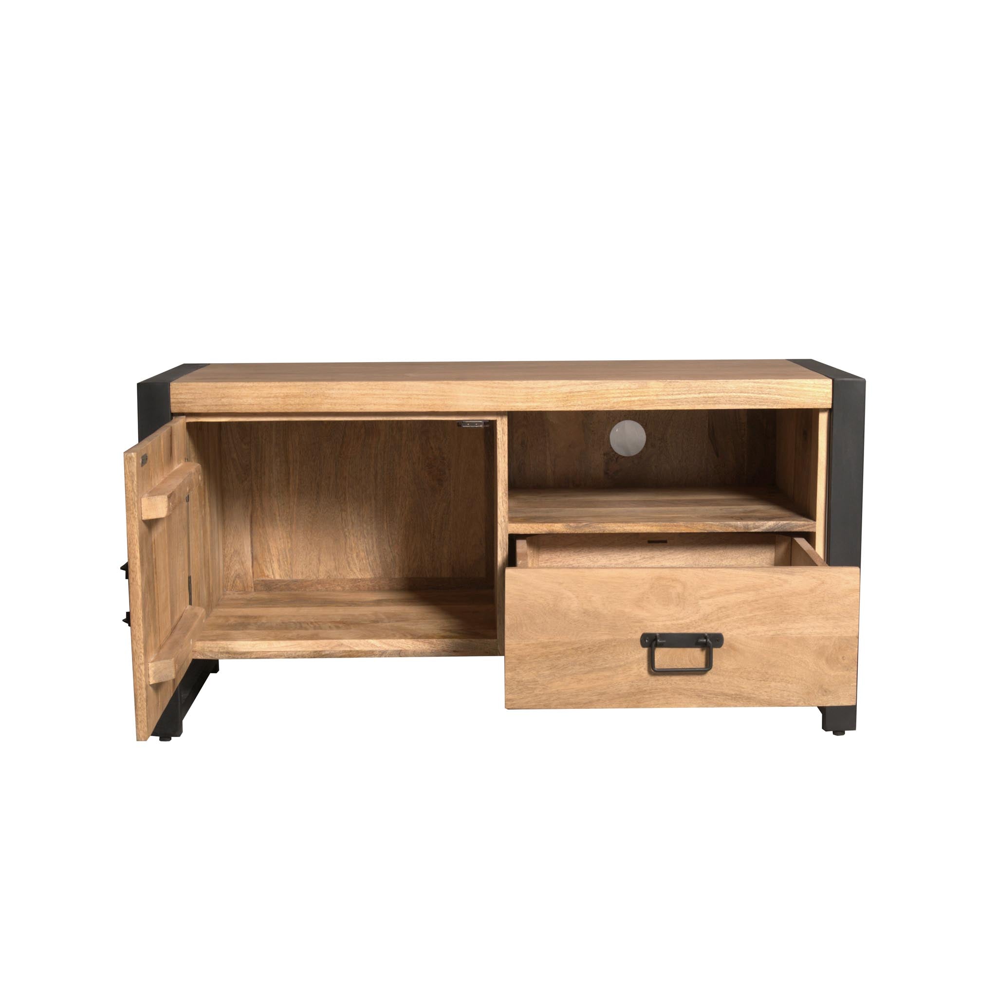 Tv meubel Britt | 110 cm | met deur en open vak