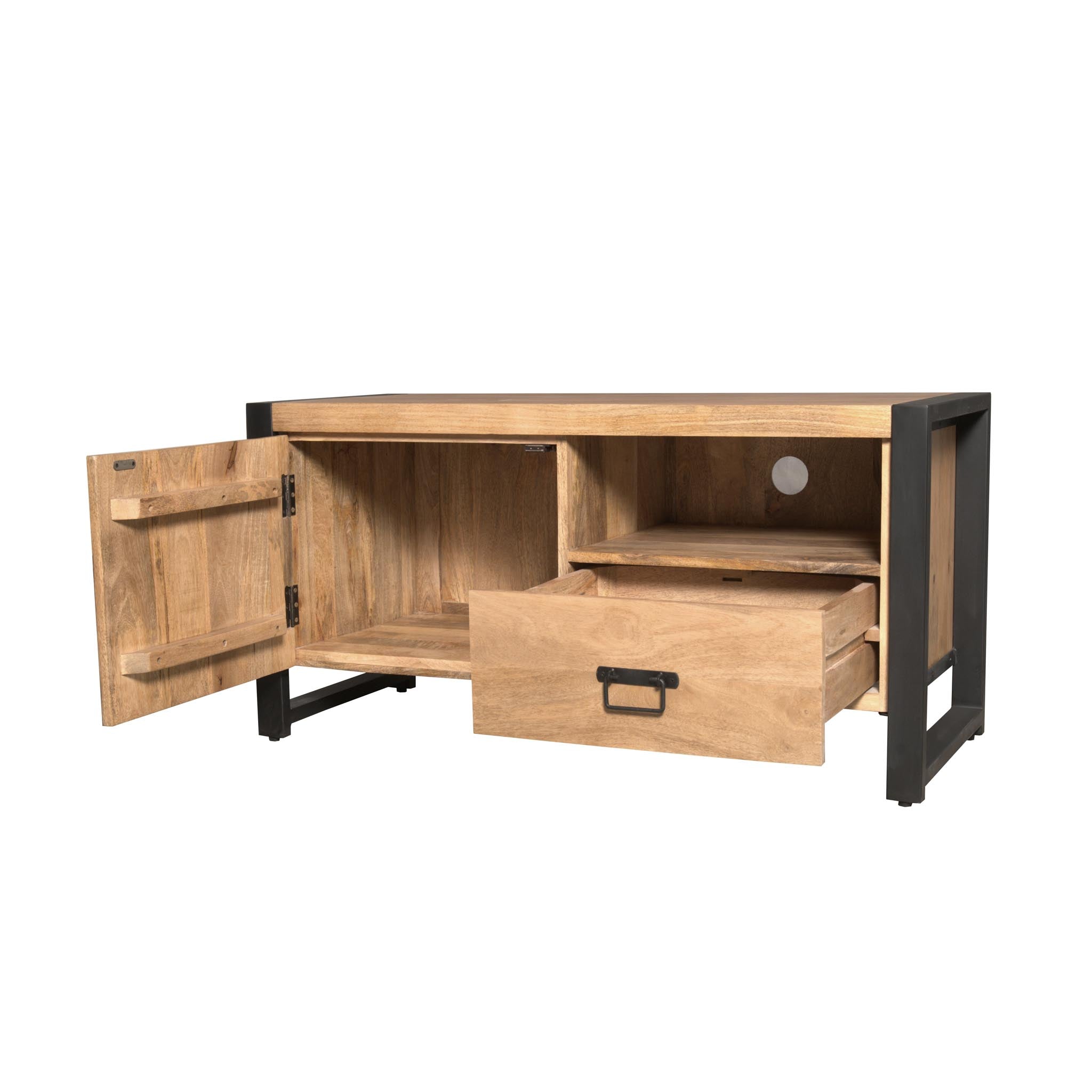Tv meubel Britt | 110 cm | met deur en open vak