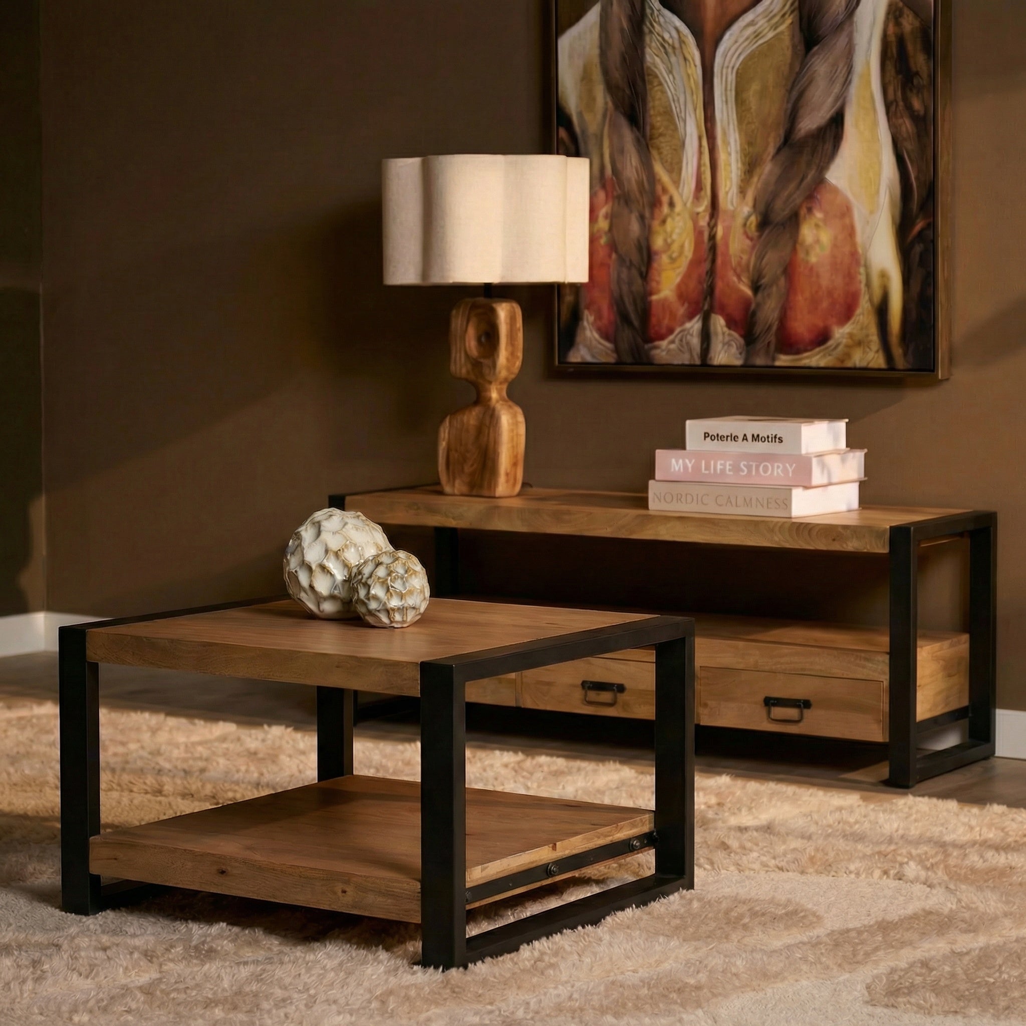 Salontafel Britt | 80x80 cm
