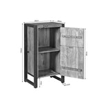 Halkast Britt, 1 deur, 55 cm, naturel mangohout