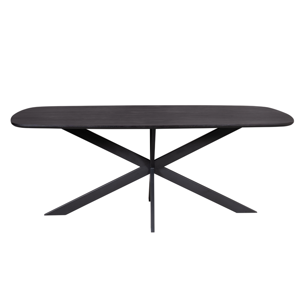 Eettafel Elegance Black | Deens ovaal | 240x110 cm