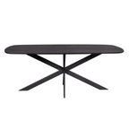 Eettafel Elegance Black | Deens ovaal | 240x110 cm