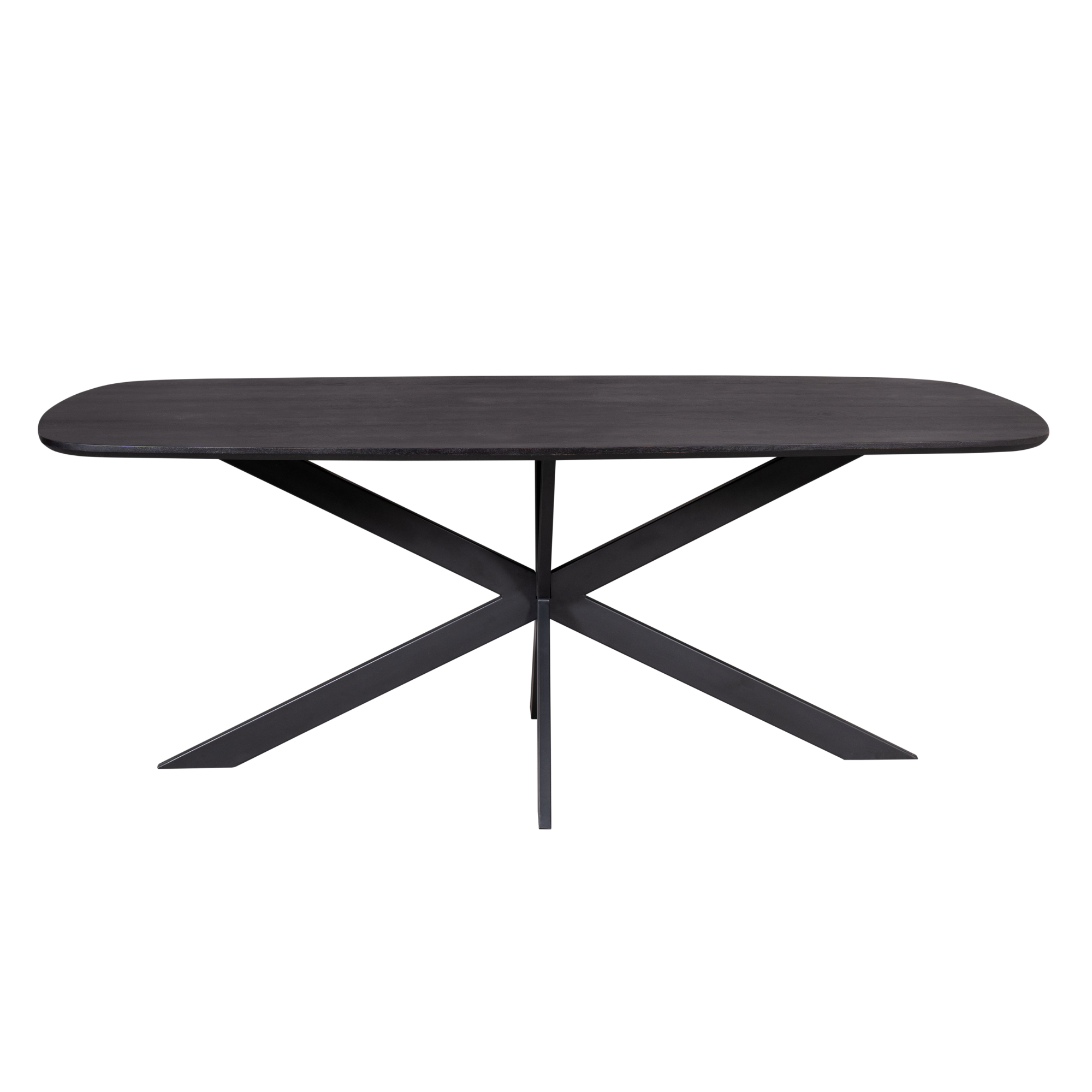 Eettafel Elegance Black | Deens ovaal | 240x110 cm