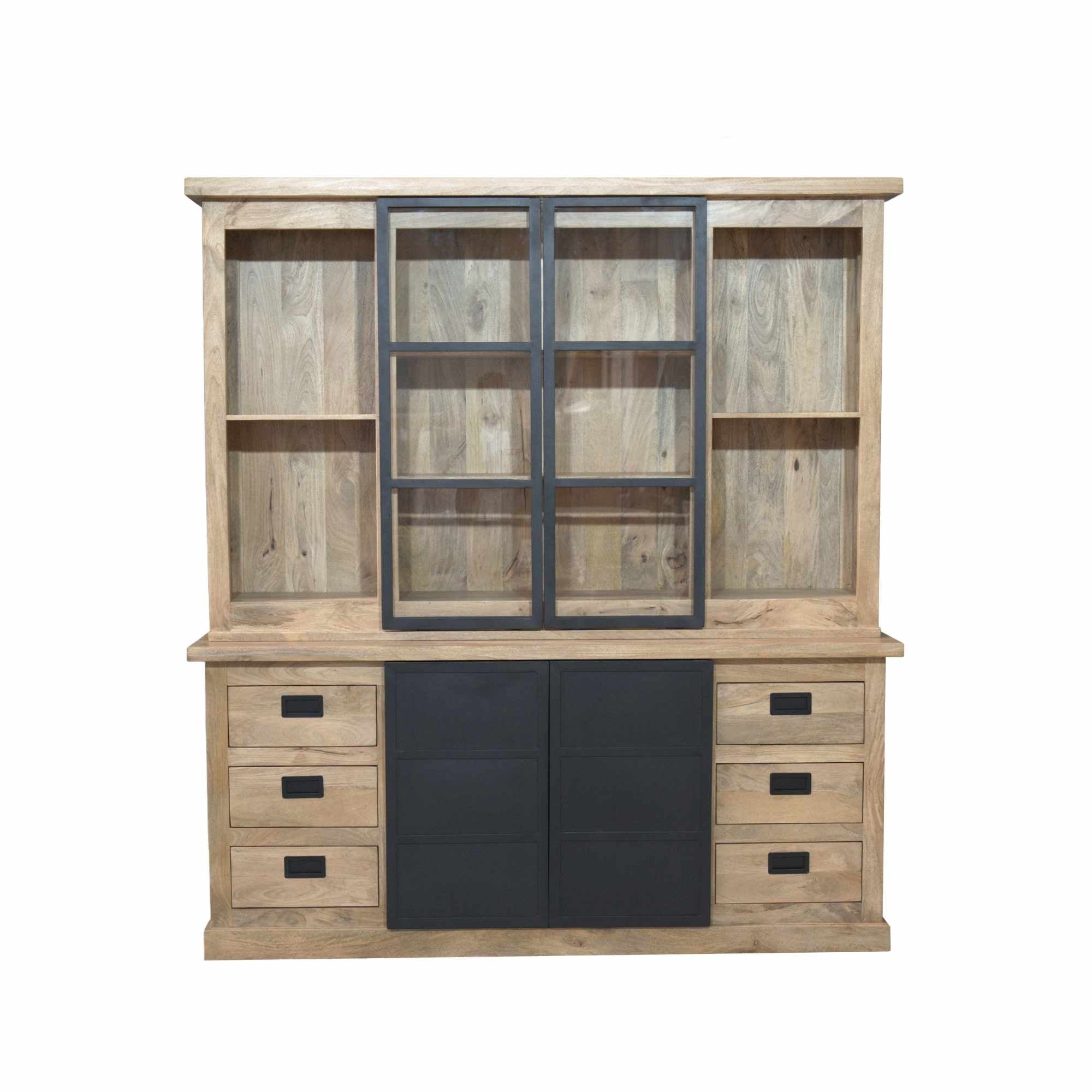 Vitrinekast Noa | 200 cm